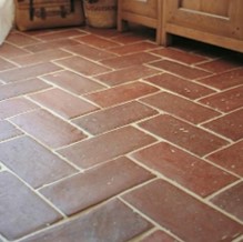 Handmade Cotto Dark Natural Terracotta Tile, 6x6x3/8, Terracotta Flooring