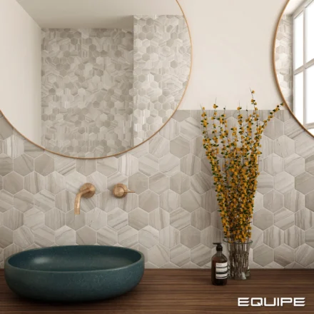 Porcelain EC Lithos 4 Hexagon Beige