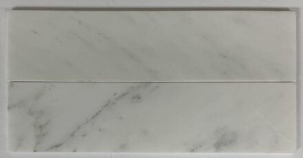 Marble 3×12 Oriental White Honed
