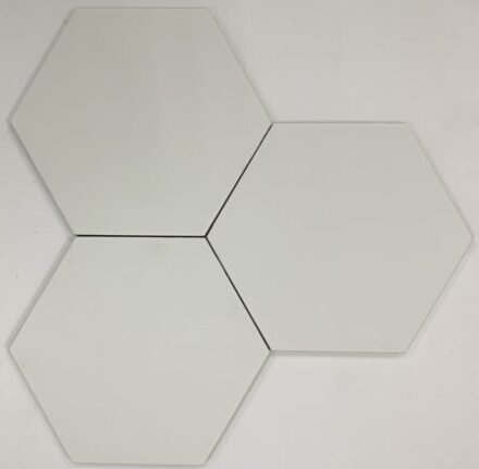 Porcelain BE Meraki/ PR Kratis Base 8” Hexagon White