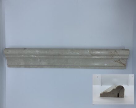 Marble Cornice 2 x 12 Crema Marfil Honed