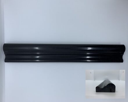 Marble Cornice 2x12 Nero Marquina Polished