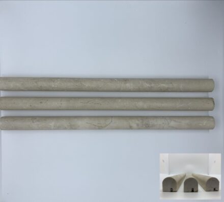 Marble Pencil 3/4 x 12 Crema Marfil Honed