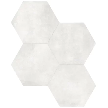 Porcelain AN Form Hexagon Ivory