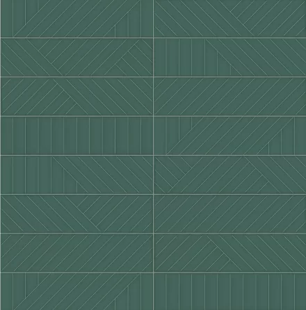 Ceramic AN Geometra 3×12 Maze Emerald Glossy