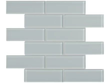 Glass AN Element 2×6 Brick Cloud Glossy