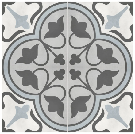 Porcelain AN Form 8×8 Clover Tide