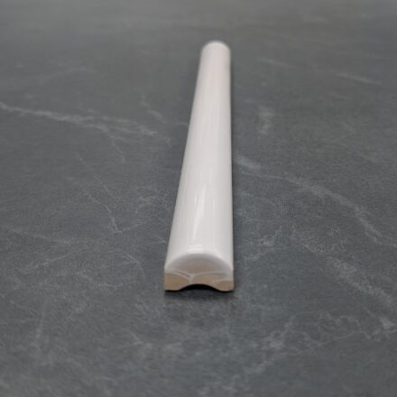 Ceramic EC Half Round White Glossy