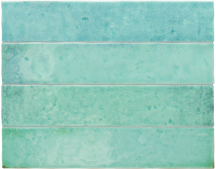Ceramic EC Menorca 2.5×13 Aqua Glossy (Crackled)