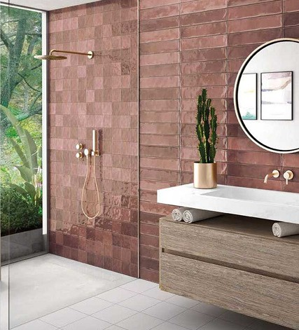 Ceramic CT 10×10 Omega Bordeaux Glossy