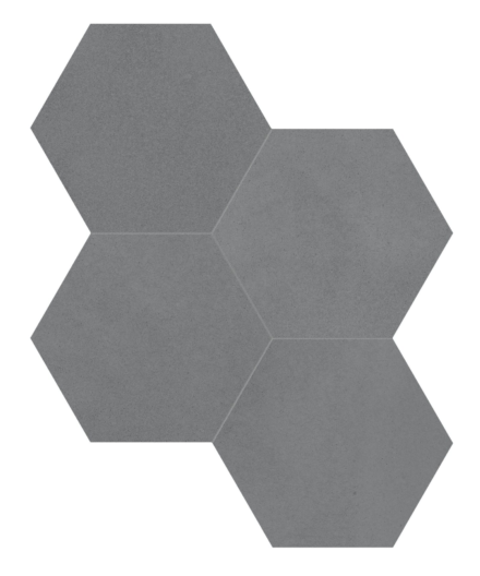 Porcelain AN Tapestri 8.5″ Hexagon Silk Flat